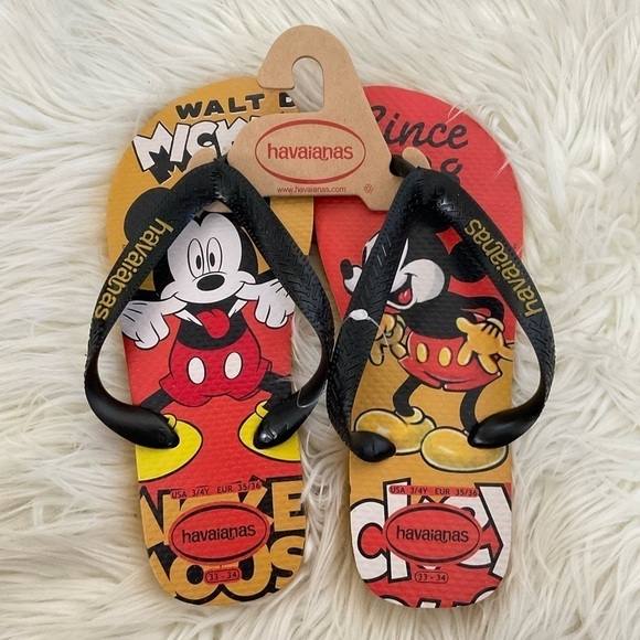 Havaianas x Disney Mickey Mouse Flip Flops - Picture 1 of 7